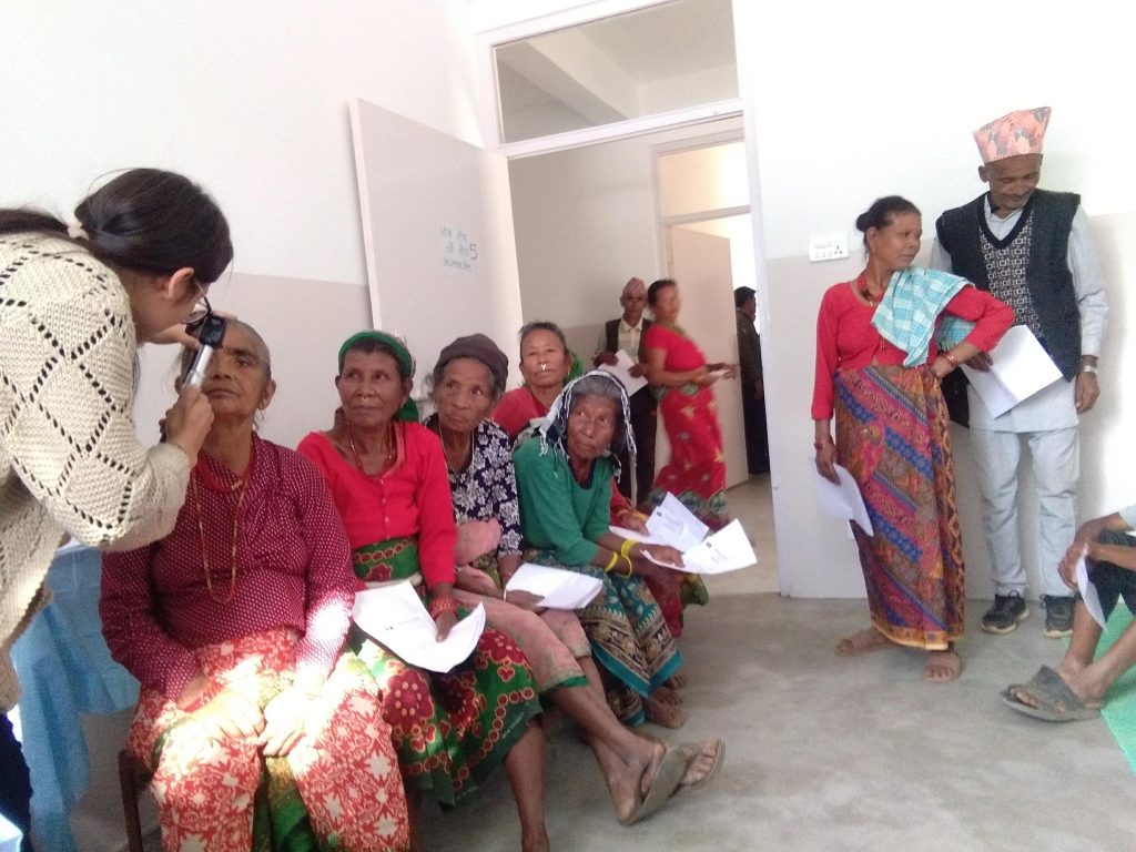 Community education about eye health